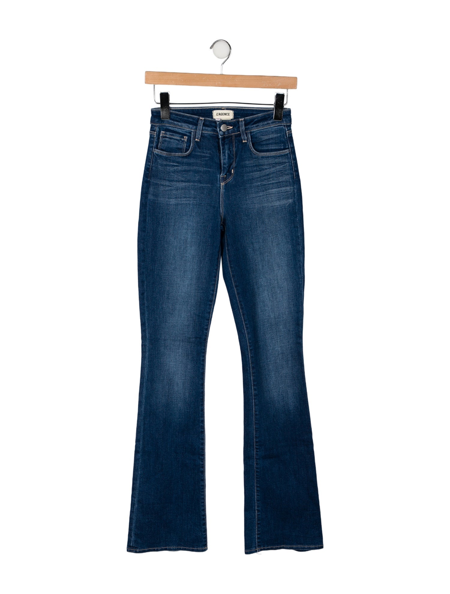 L'Agence High-Rise Straight Leg Jeans