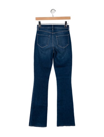 L'Agence High-Rise Straight Leg Jeans