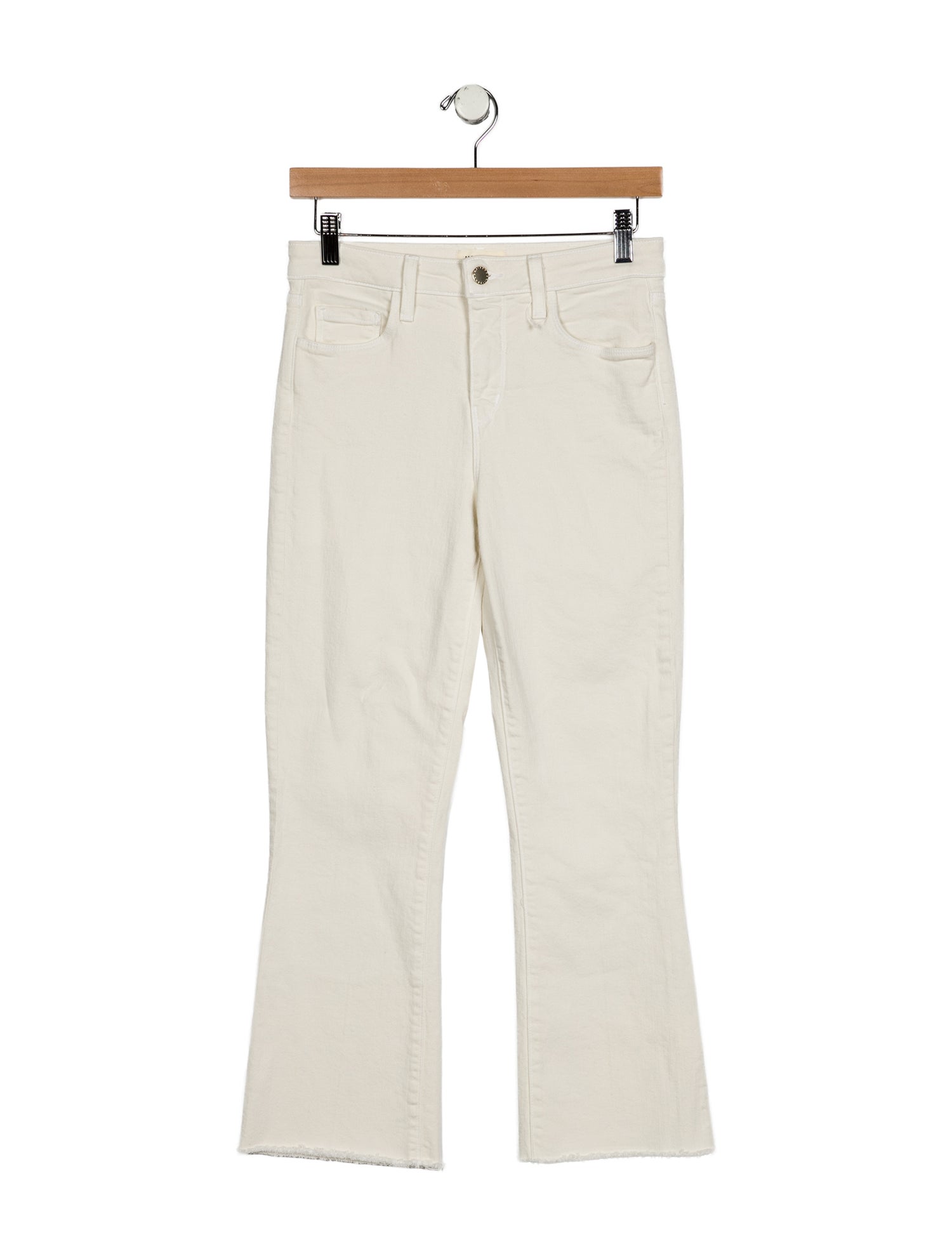 L'Agence Mid-Rise Straight Leg Jeans