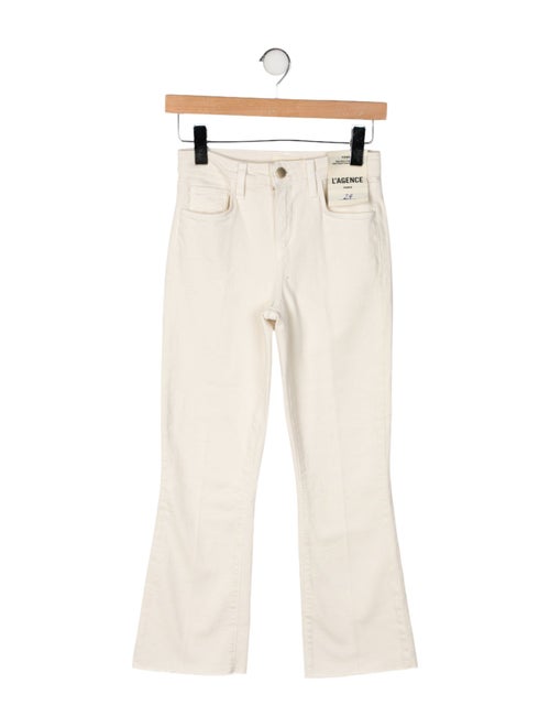 L'Agence Mid-Rise Straight Leg Jeans