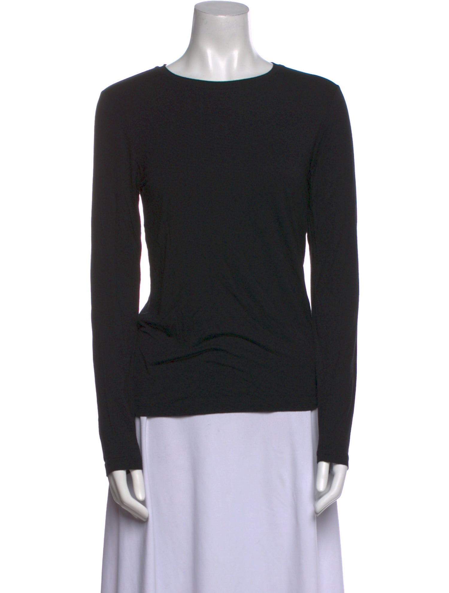 L'Agence Bateau Neckline Long Sleeve Top