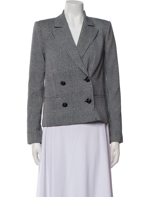 L'Agence Houndstooth Print Blazer