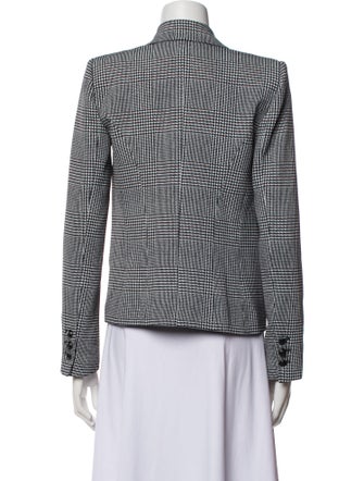 L'Agence Houndstooth Print Blazer