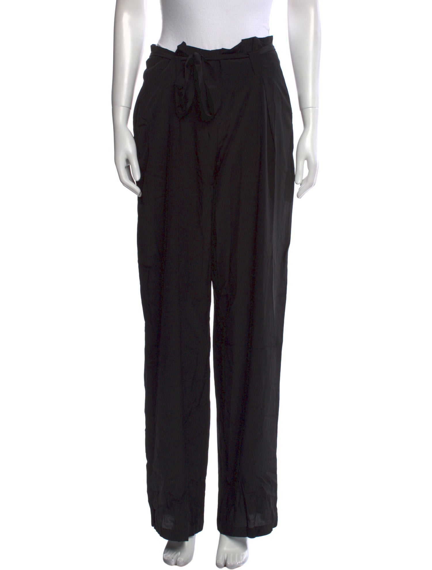 L'Agence Silk Wide Leg Pants