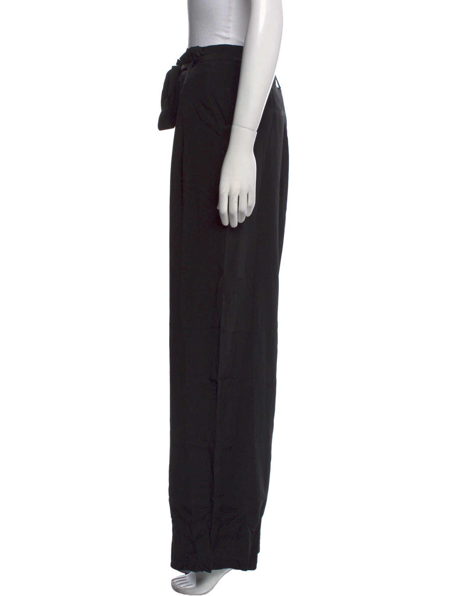 L'Agence Silk Wide Leg Pants