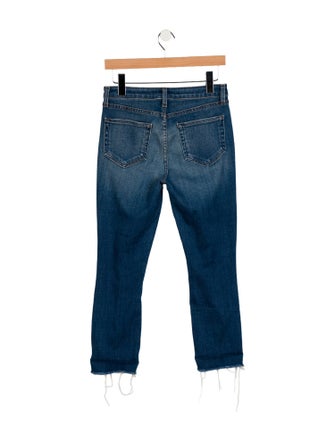 L'Agence Mid-Rise Straight Leg Jeans