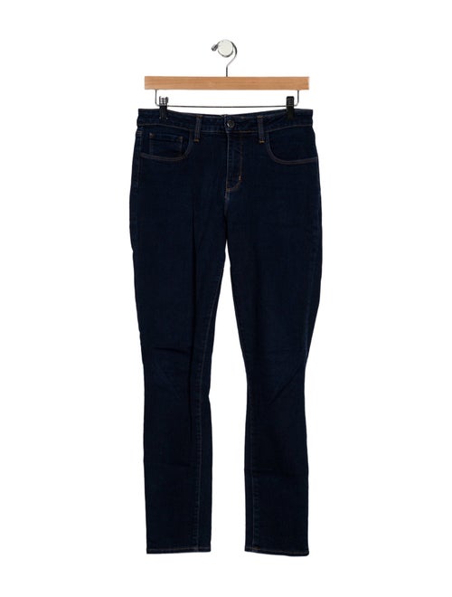 L'Agence Mid-Rise Straight Leg Jeans