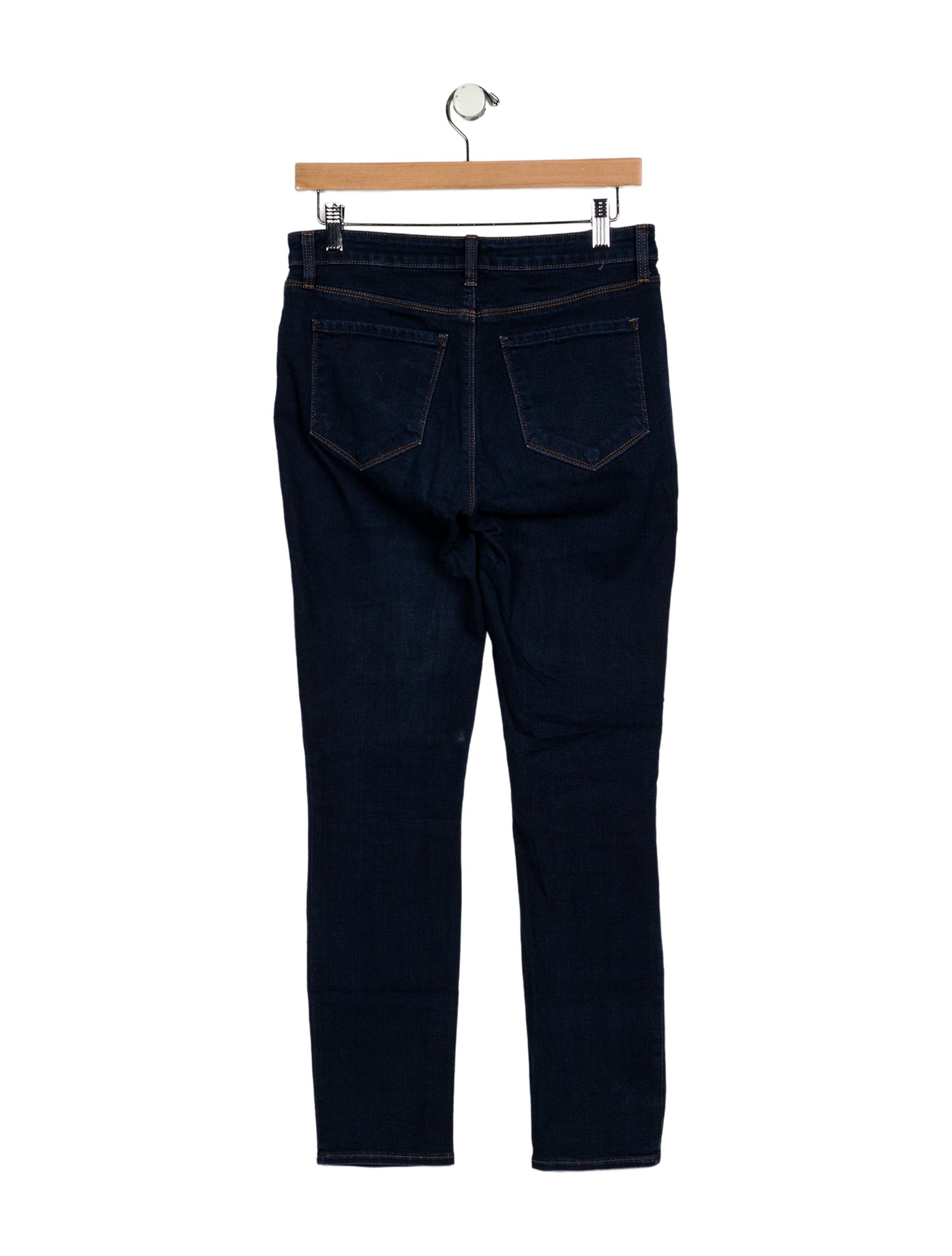 L'Agence Mid-Rise Straight Leg Jeans
