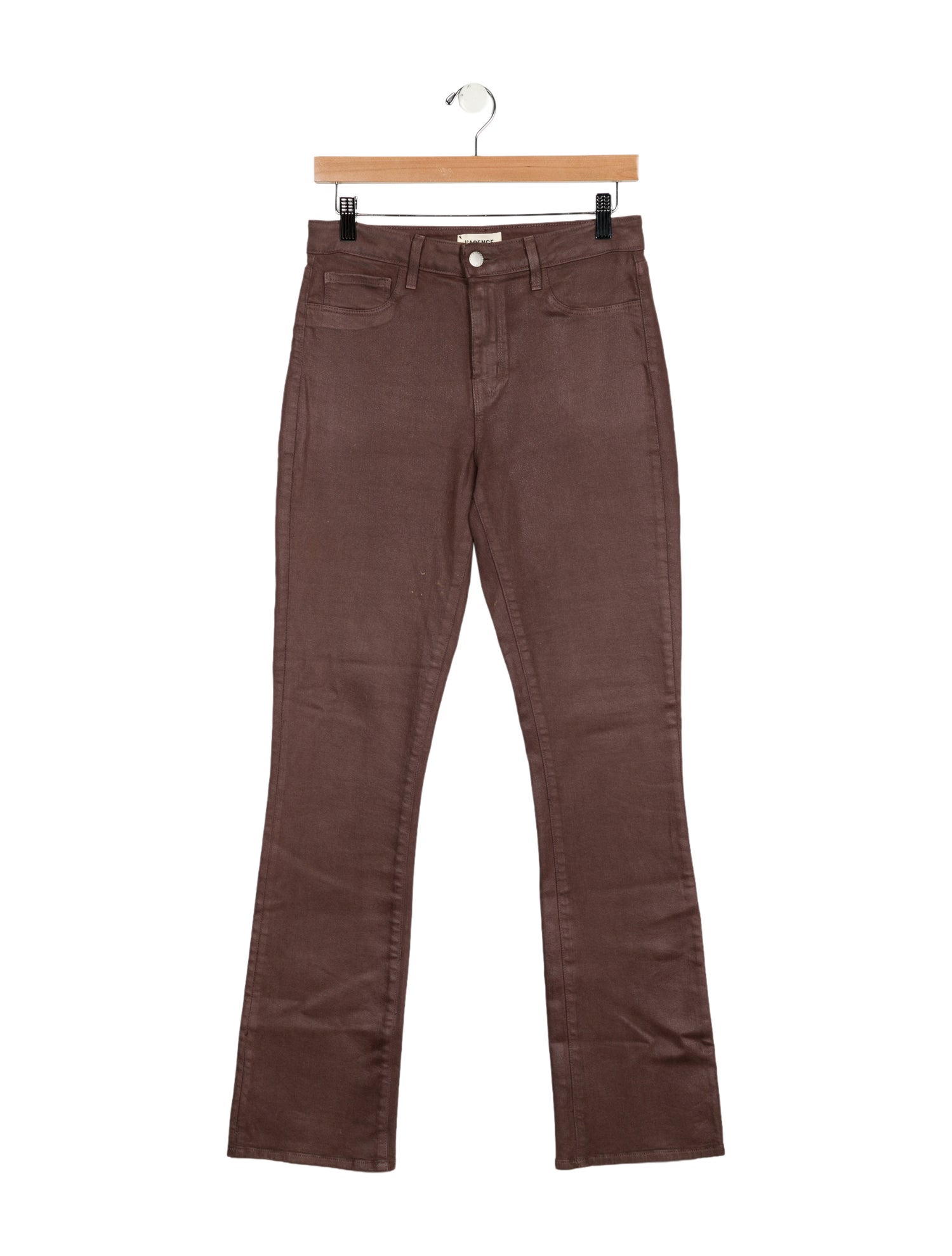 L'Agence Mid-Rise Straight Leg Jeans