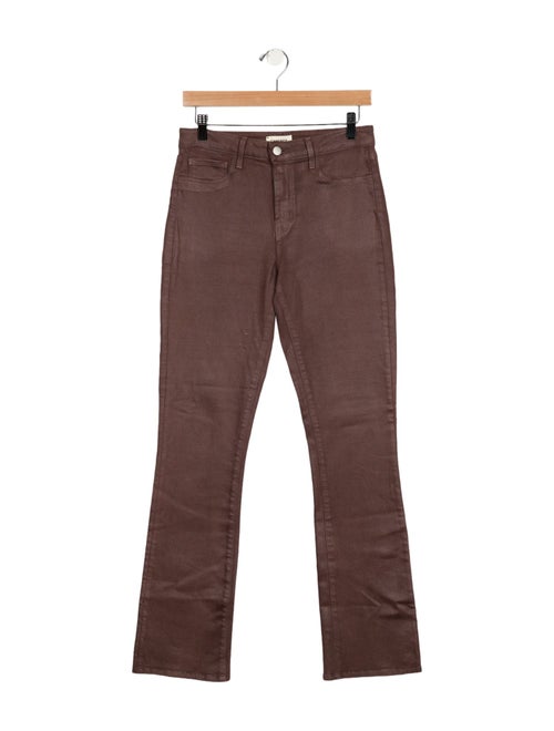 L'Agence Mid-Rise Straight Leg Jeans