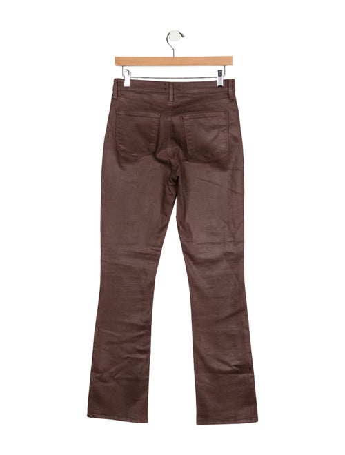 L'Agence Mid-Rise Straight Leg Jeans