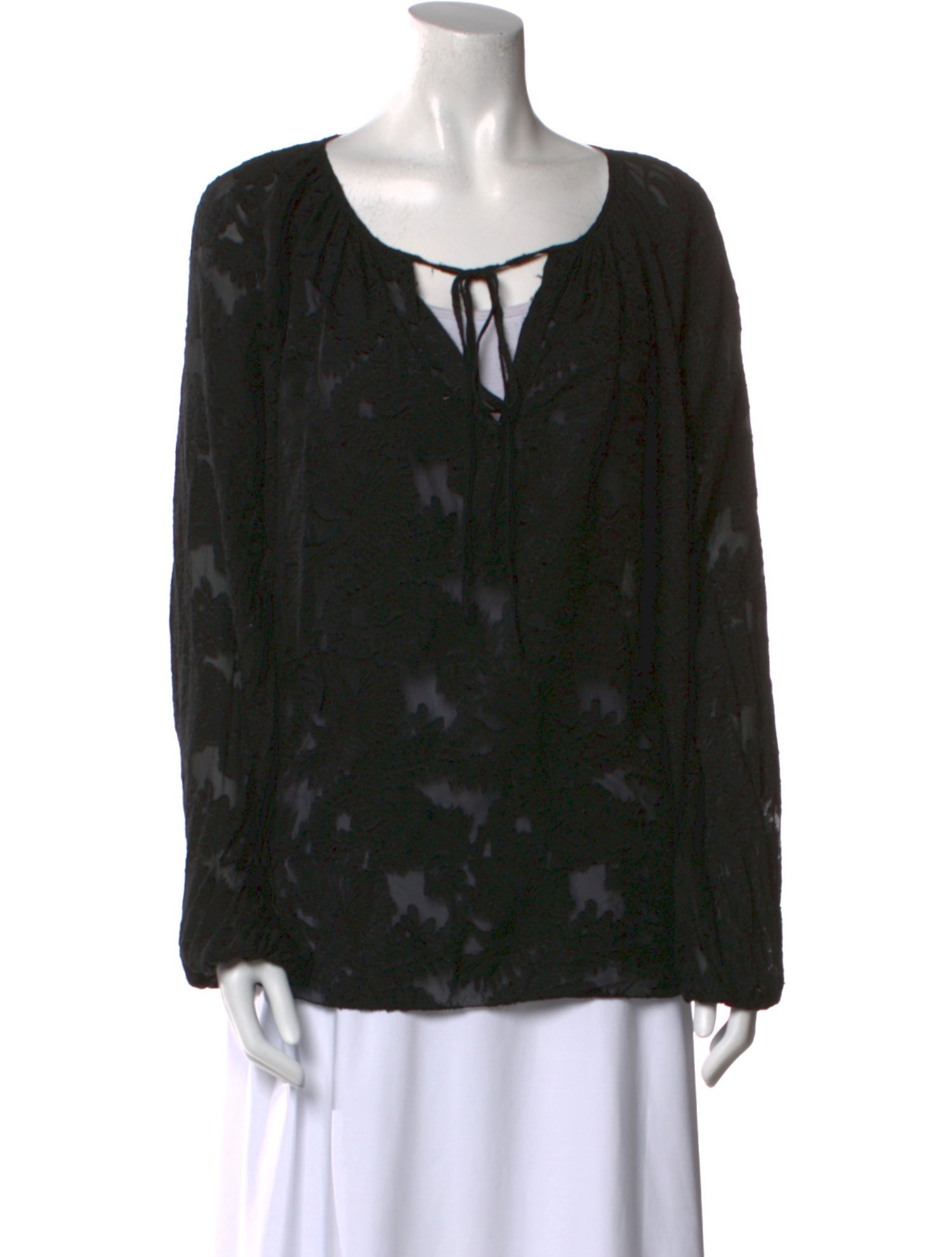 L'Agence Silk Printed Top