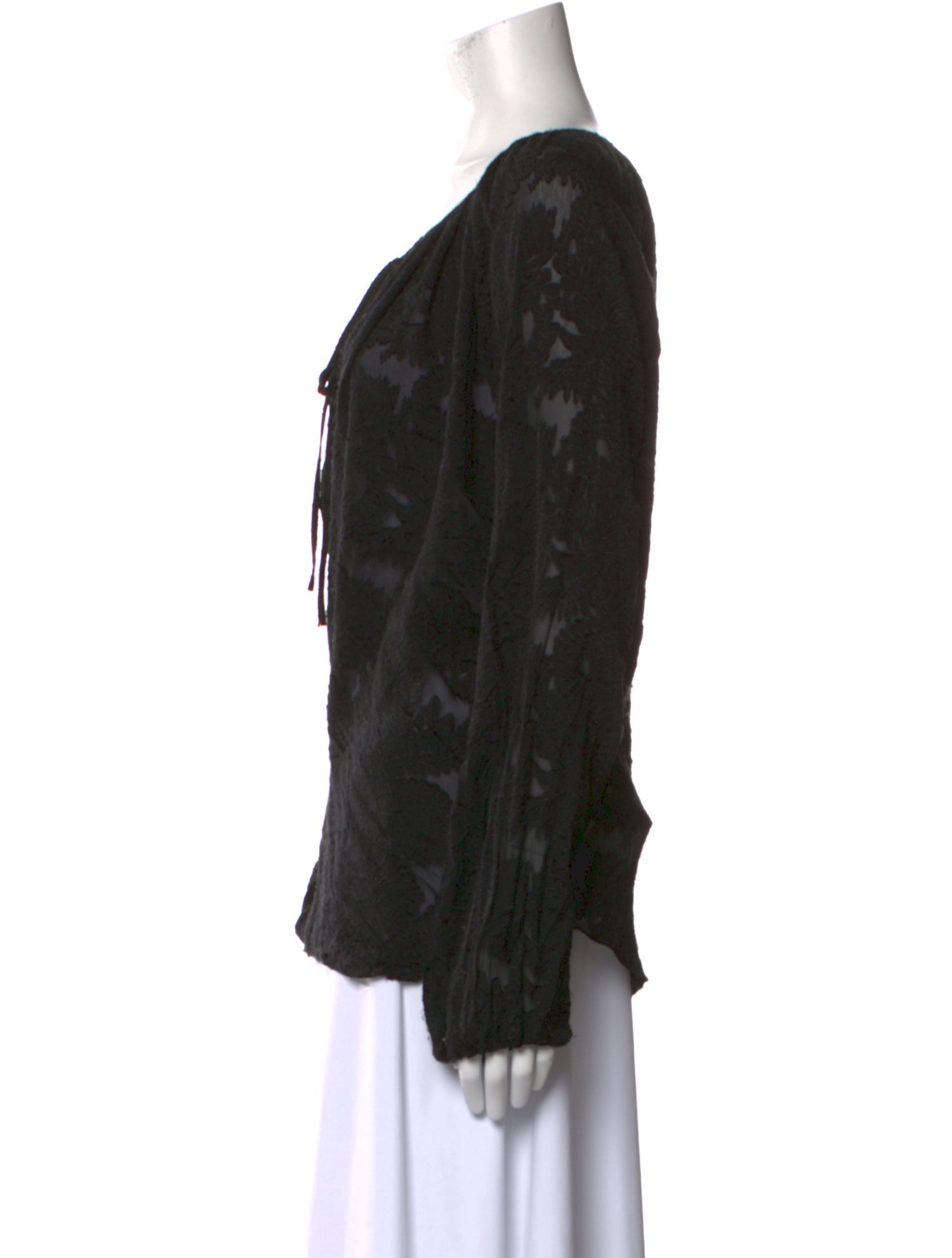 L'Agence Silk Printed Top