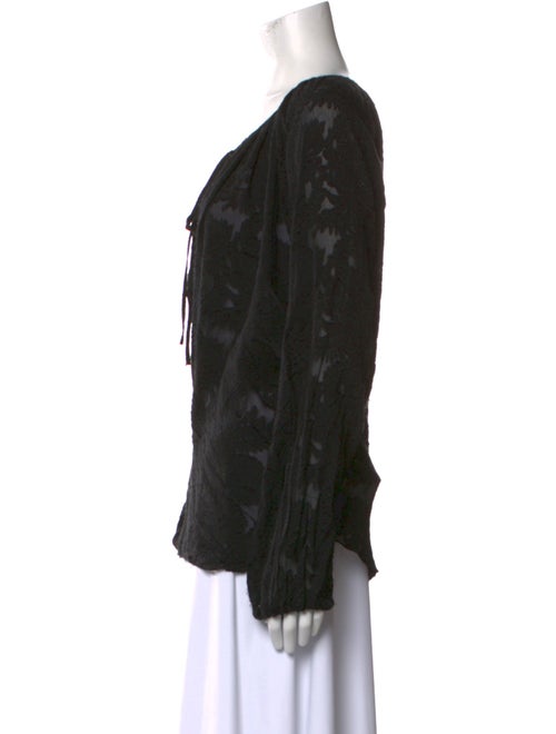 L'Agence Silk Printed Top