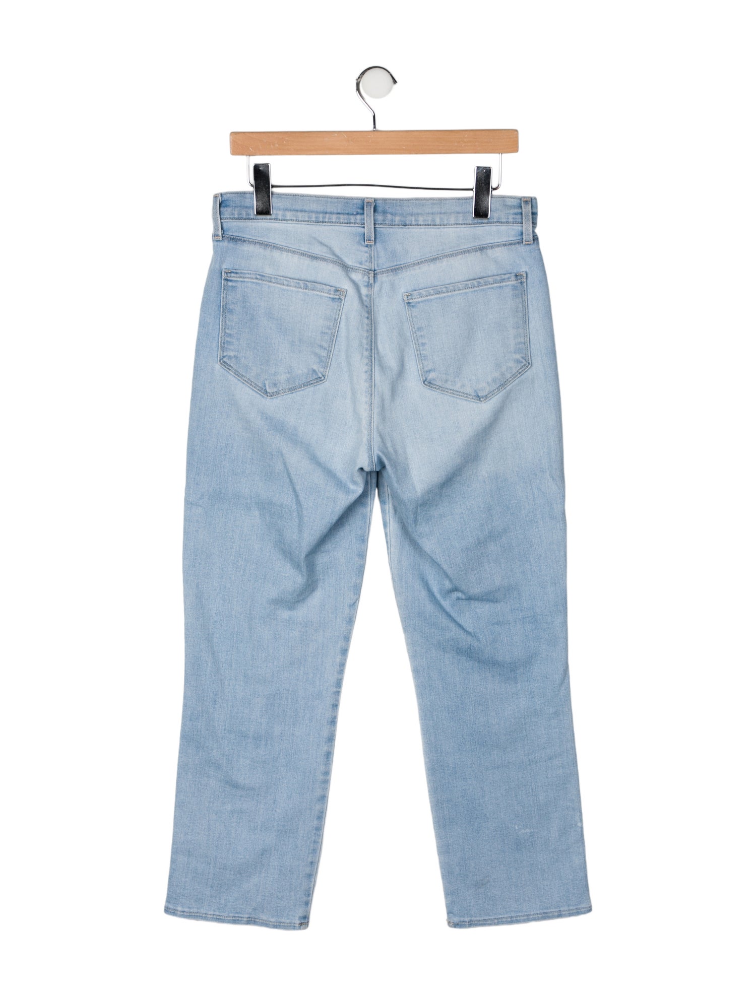 L'Agence Mid-Rise Straight Leg Jeans