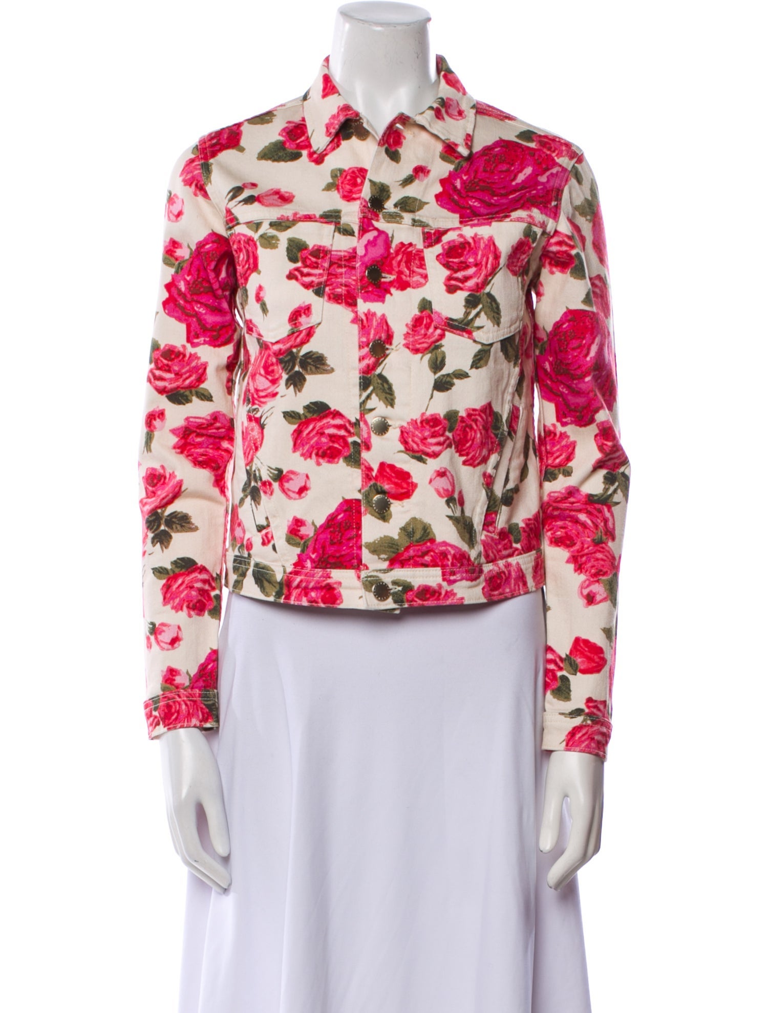 L'Agence Floral Print Jacket