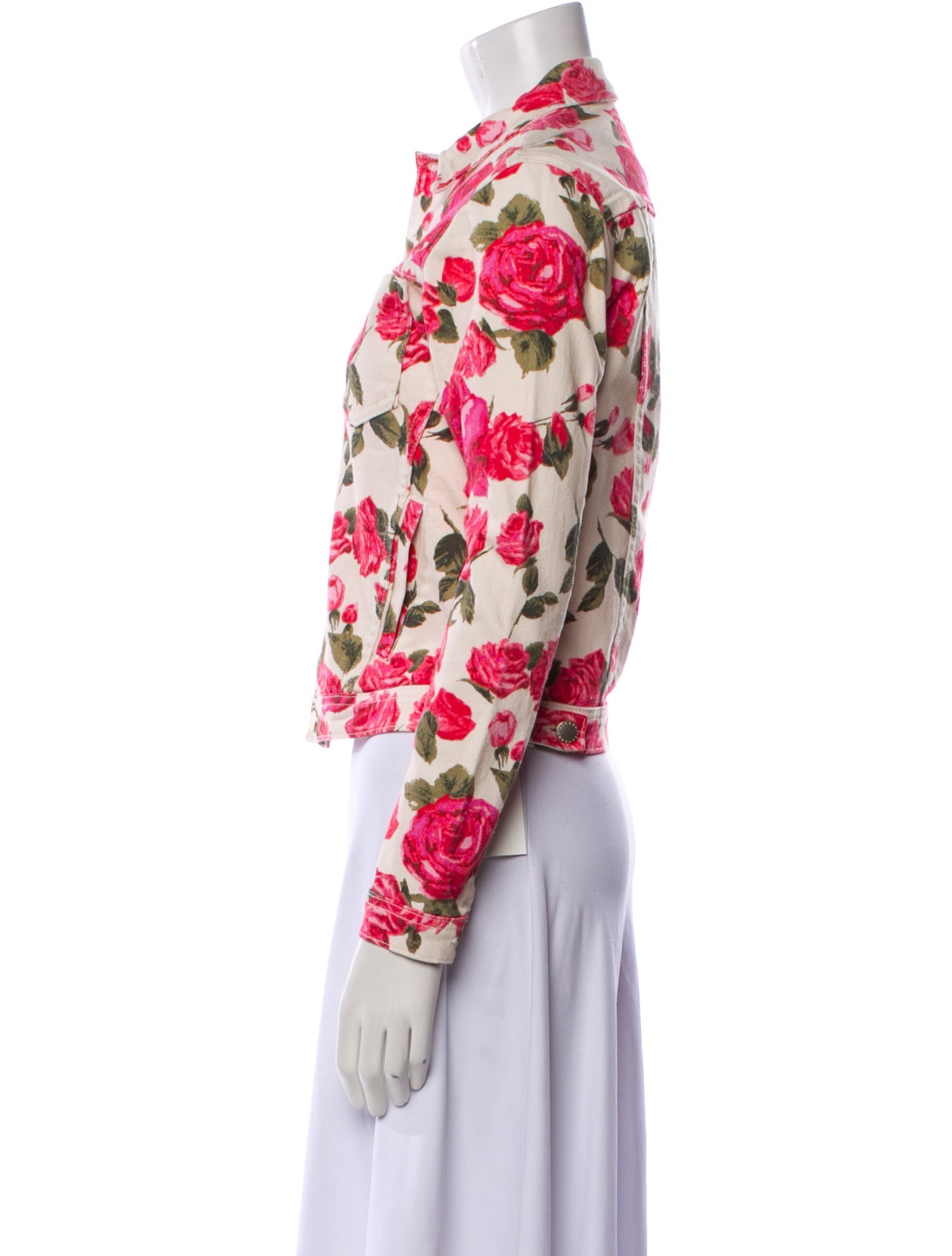 L'Agence Floral Print Jacket