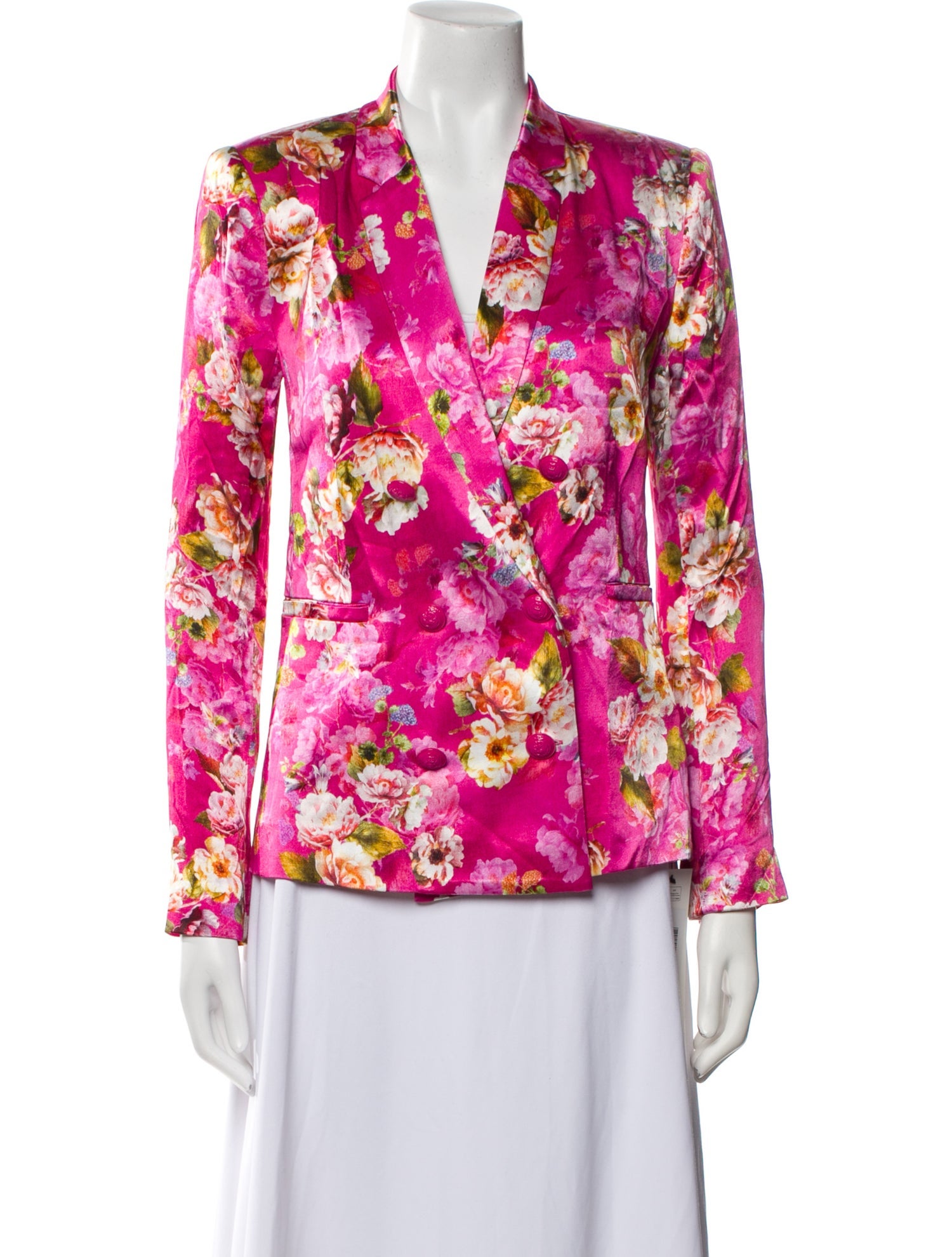 L'Agence Floral Print Blazer