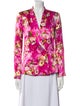 L'Agence Floral Print Blazer