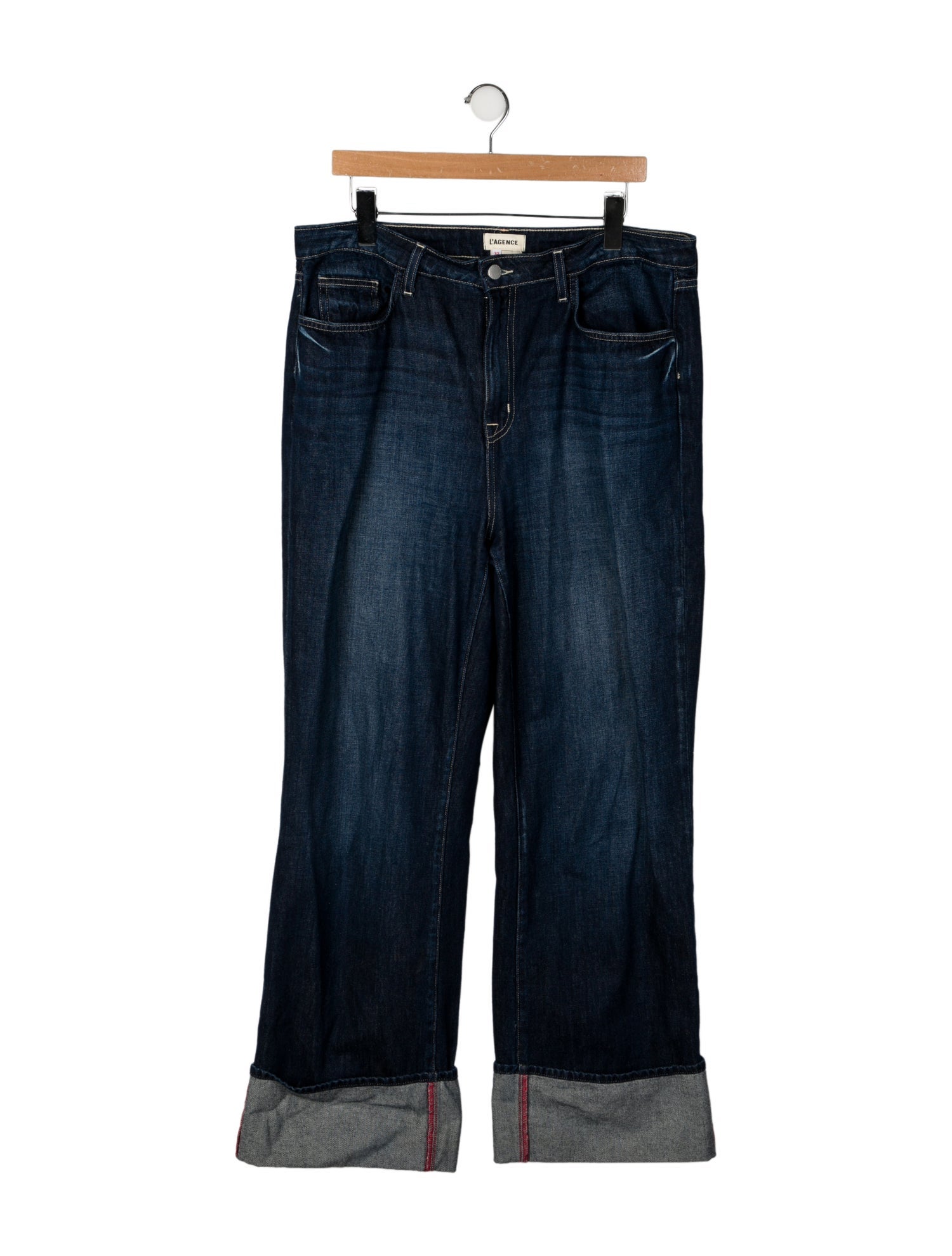 L'Agence High-Rise Wide Leg Jeans