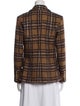 L'Agence Plaid Print Blazer