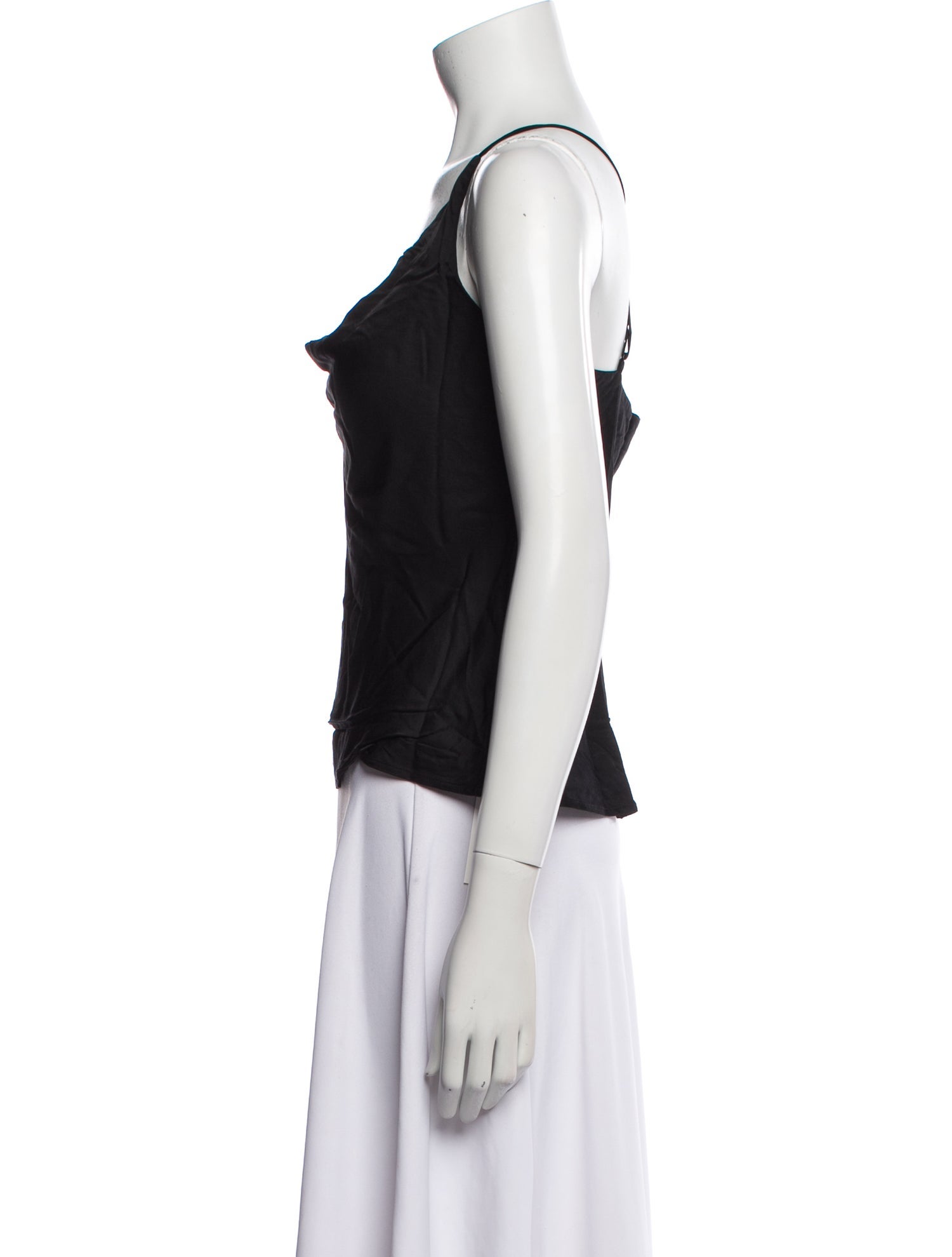 L'Agence Cowl Neck Sleeveless Top