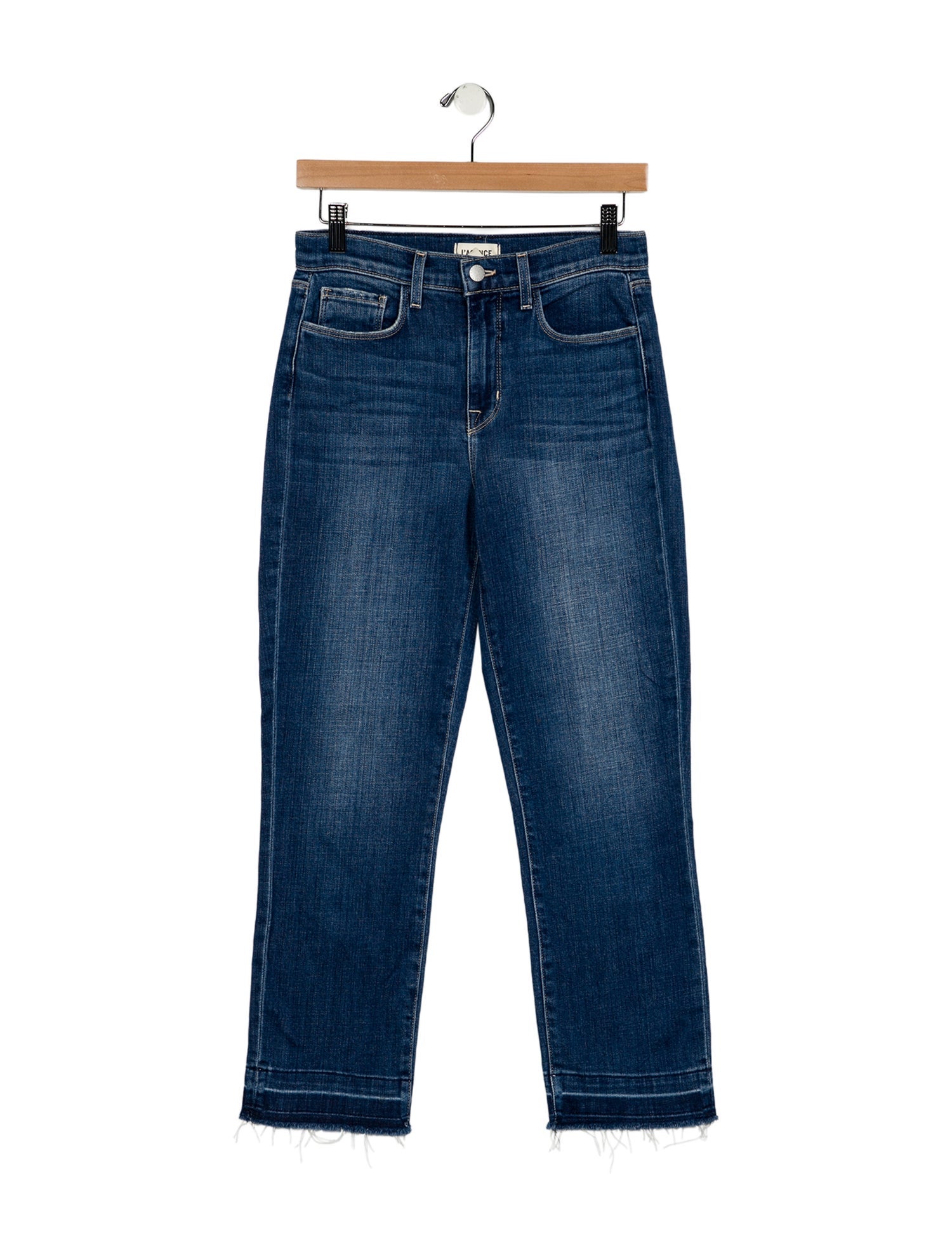 L'Agence High-Rise Straight Leg Jeans