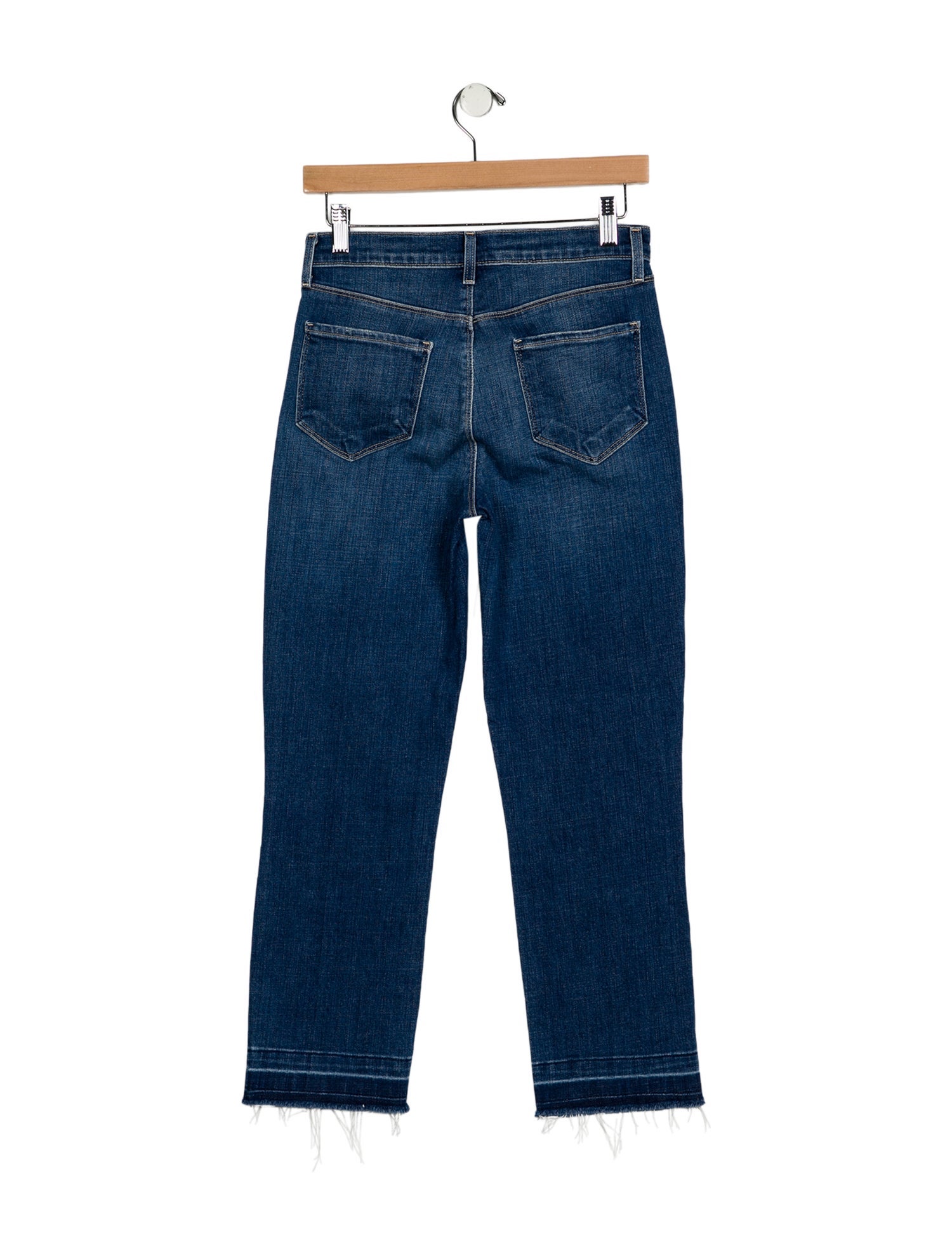 L'Agence High-Rise Straight Leg Jeans