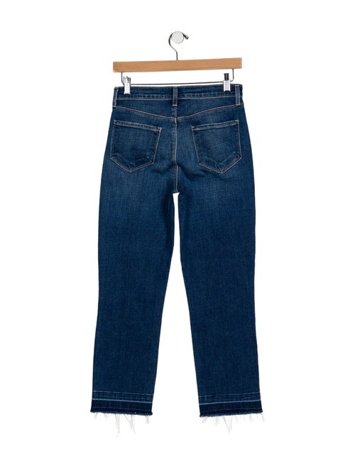 L'Agence High-Rise Straight Leg Jeans