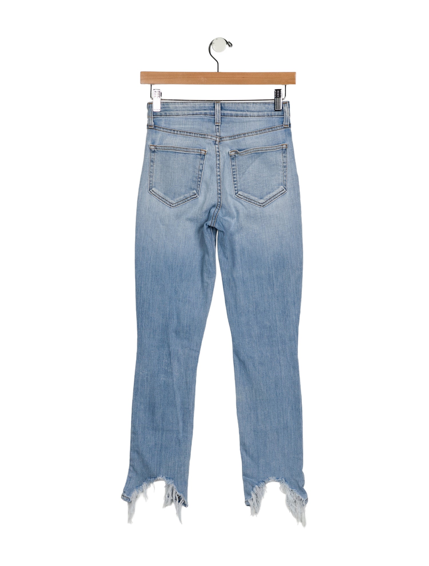 L'Agence Mid-Rise Straight Leg Jeans