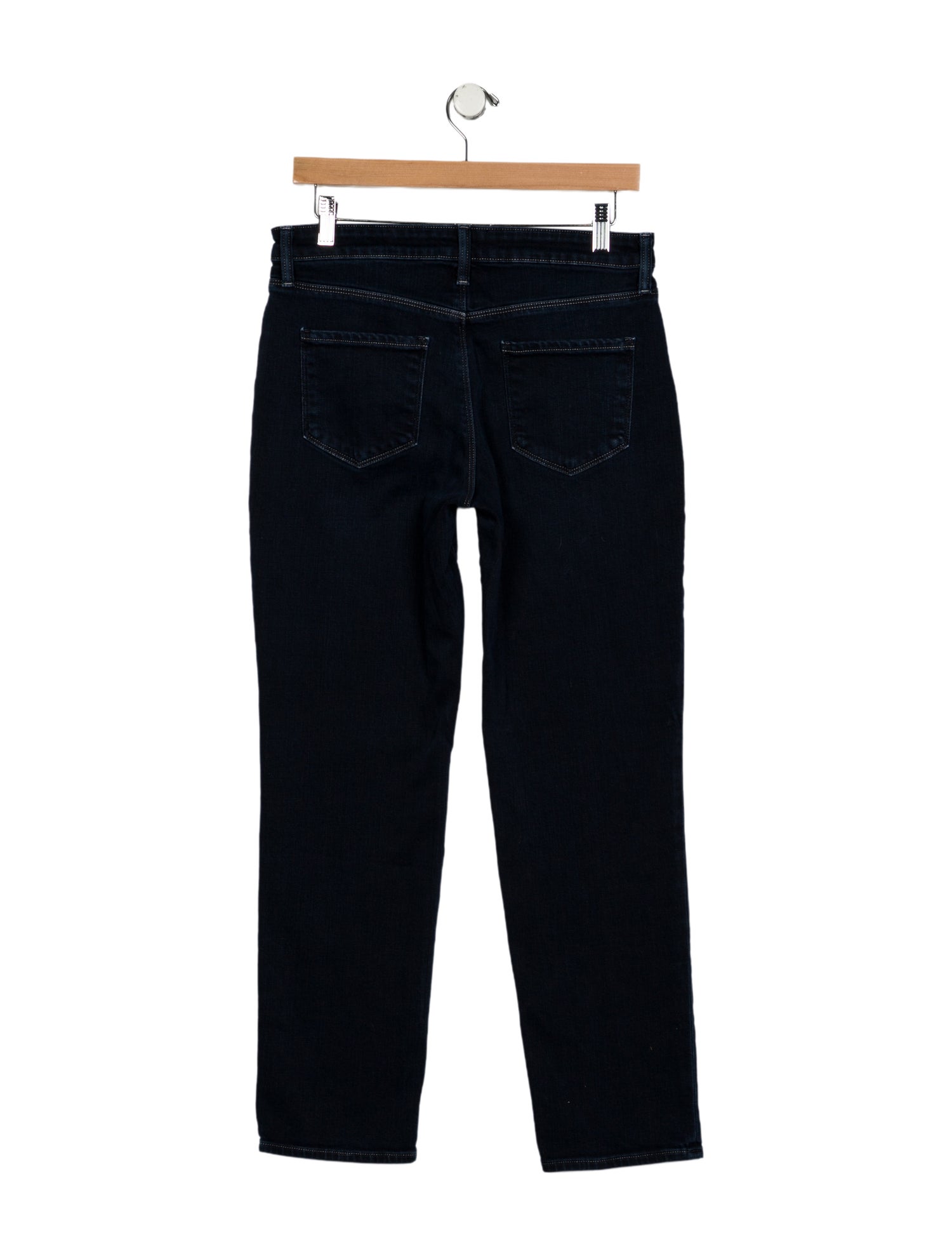 L'Agence Mid-Rise Straight Leg Jeans