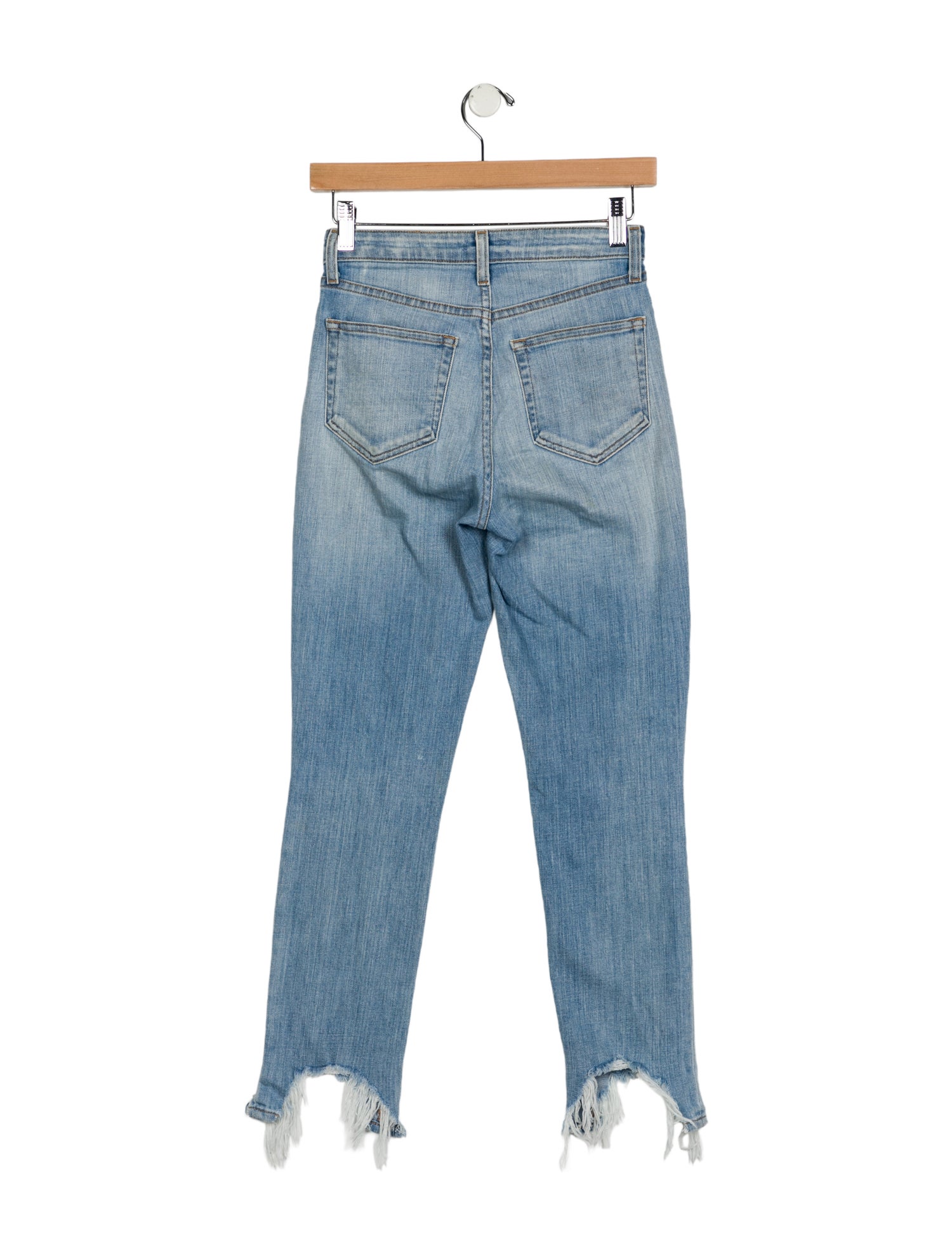 L'Agence Mid-Rise Straight Leg Jeans