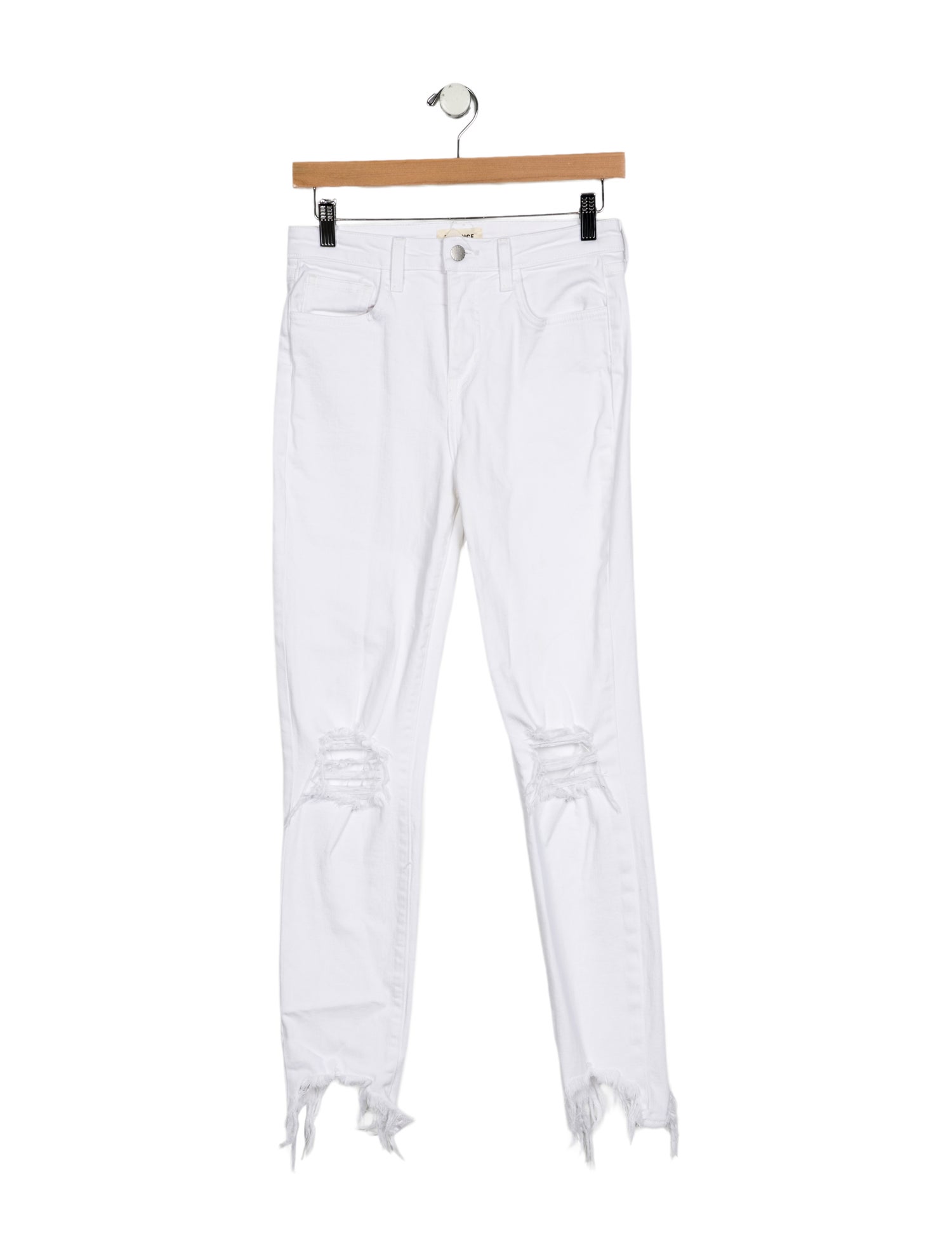 L'Agence High-Rise Straight Leg Jeans