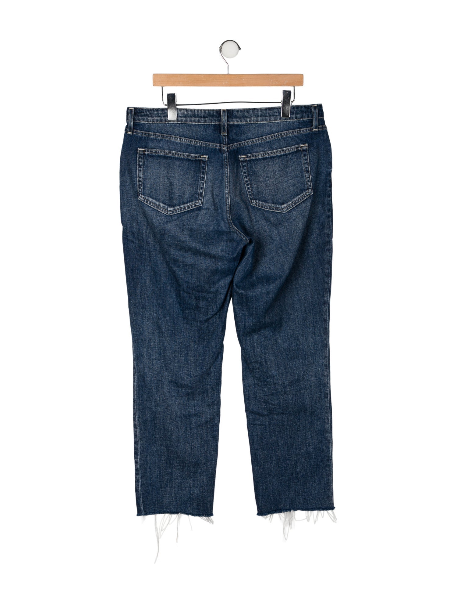 L'Agence Mid-Rise Straight Leg Jeans