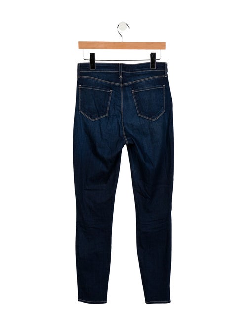 L'Agence High-Rise Straight Leg Jeans