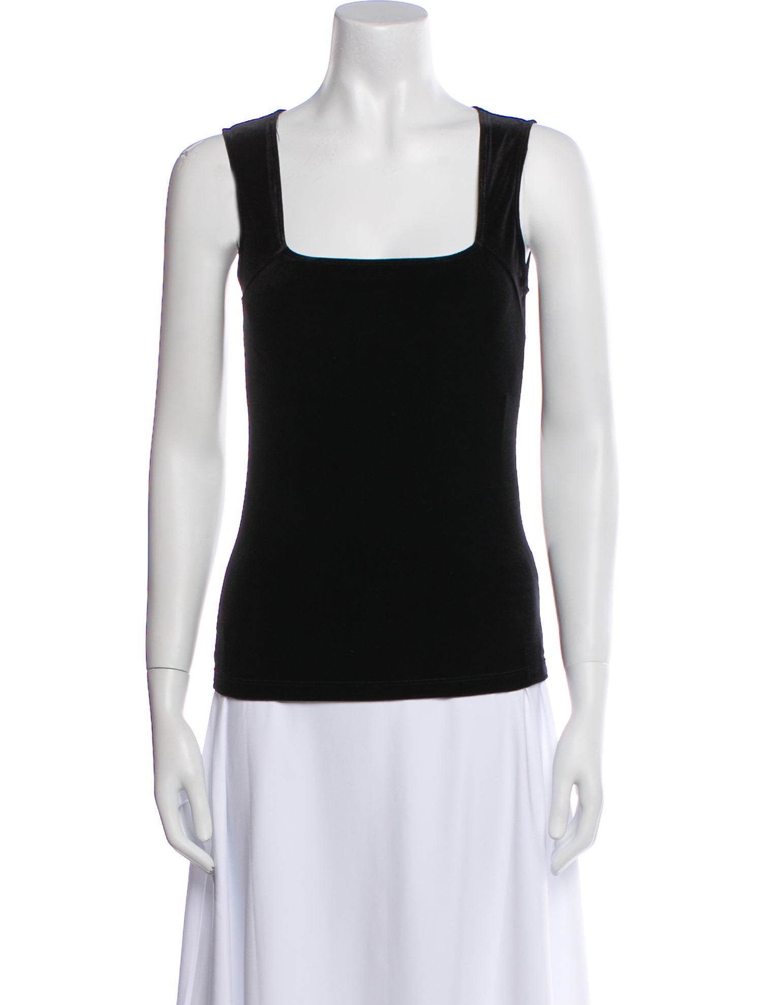 L'Agence Square Neckline Sleeveless Top w/ Tags