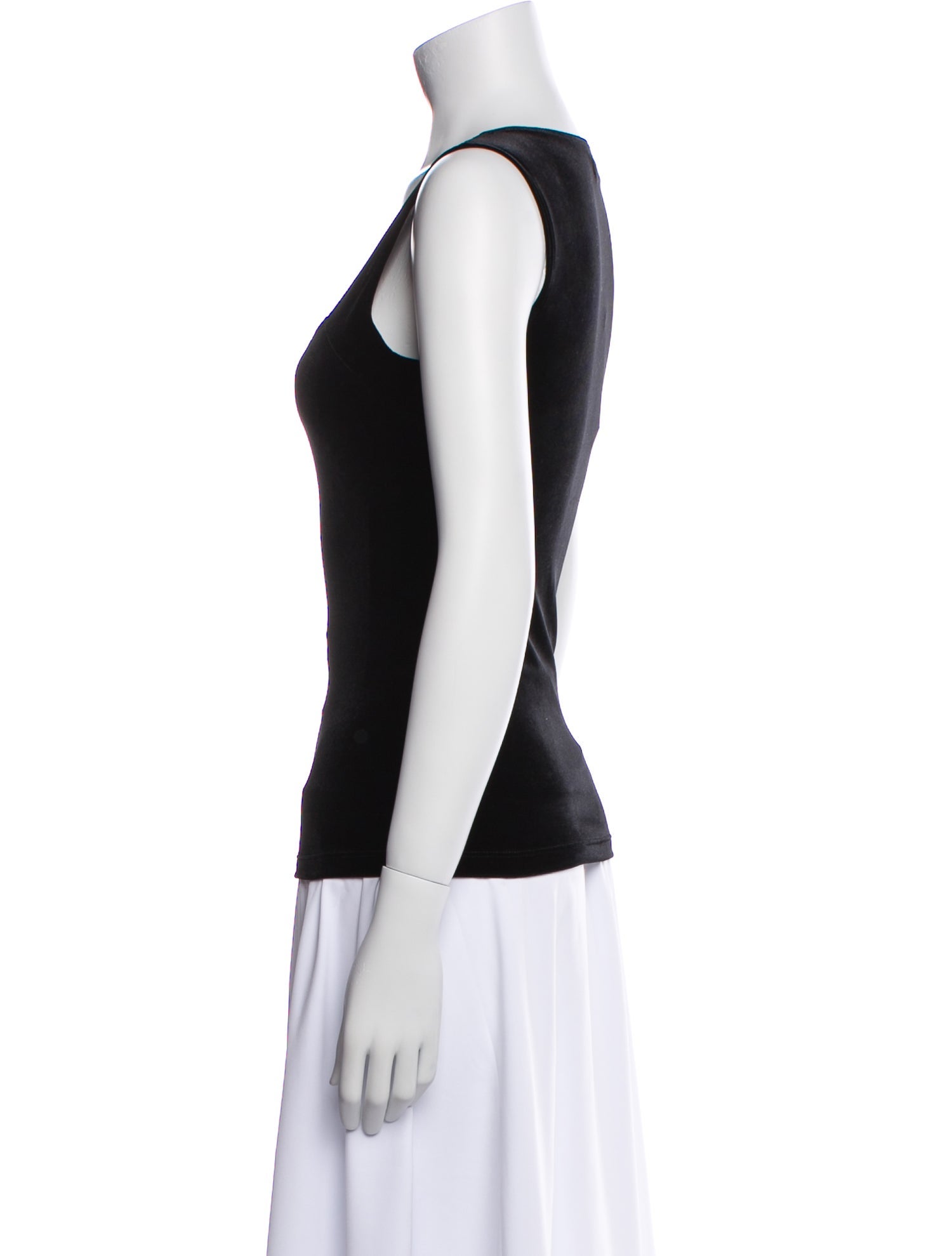 L'Agence Square Neckline Sleeveless Top w/ Tags