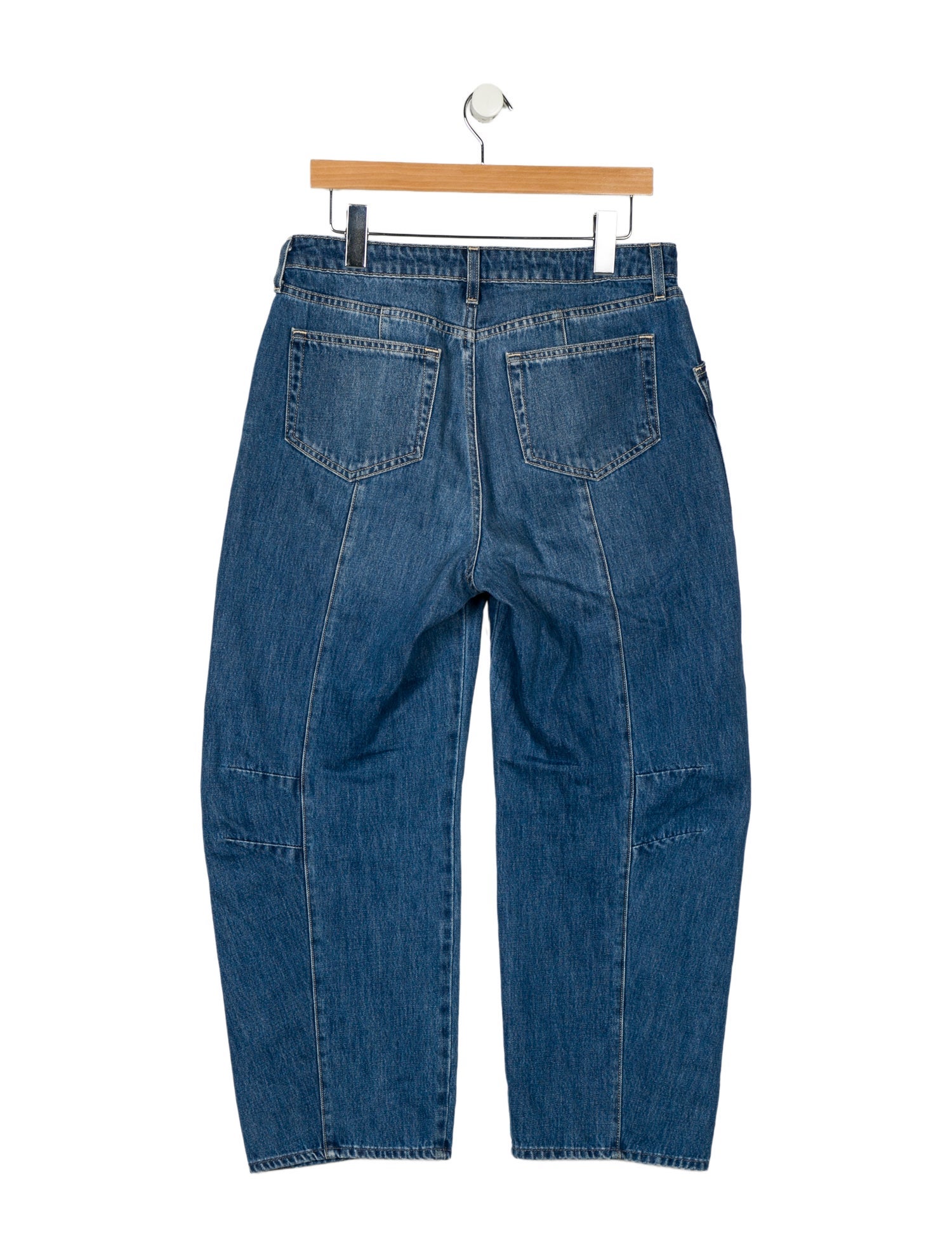 L'Agence Mid-Rise Wide Leg Jeans