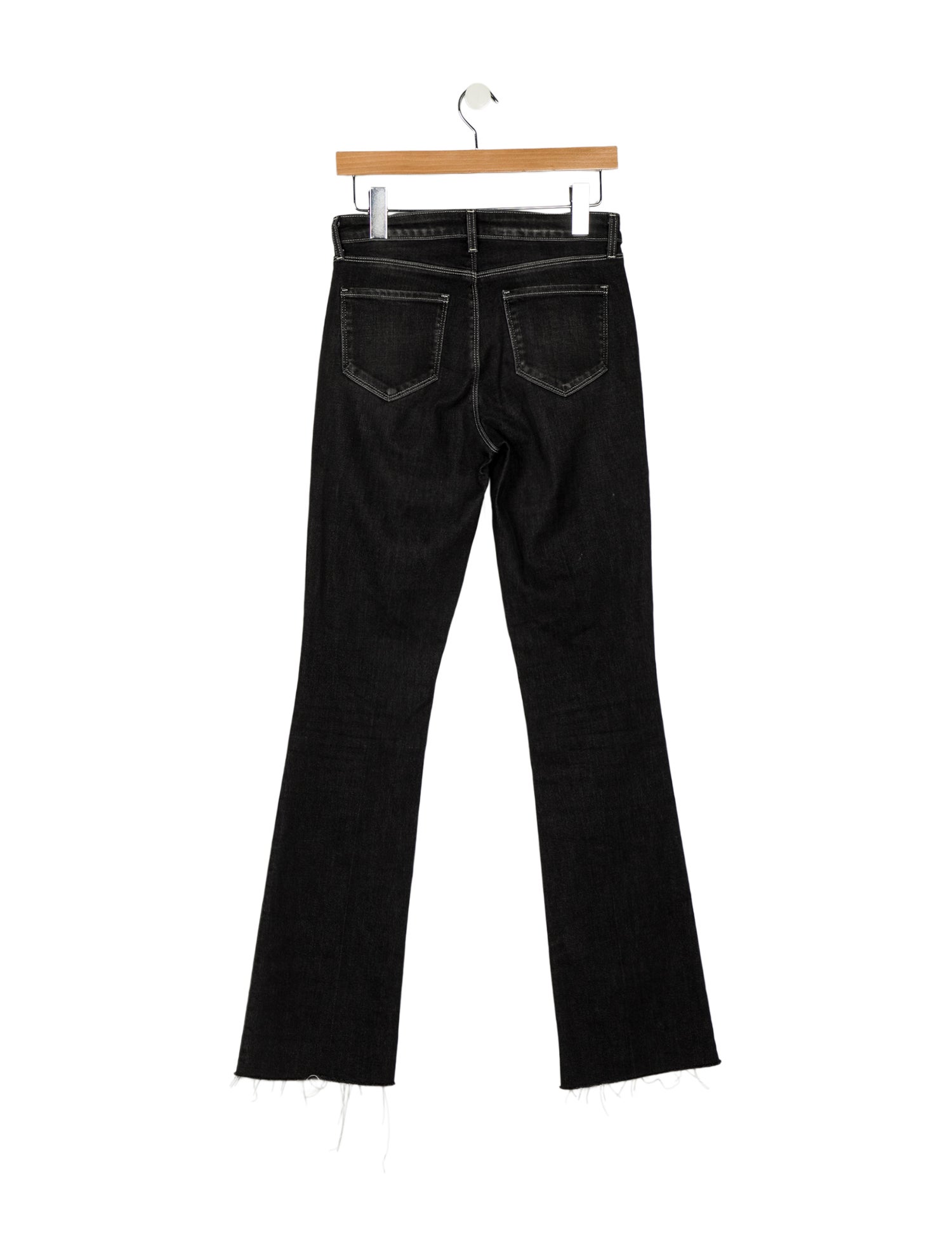 L'Agence Mid-Rise Wide Leg Jeans