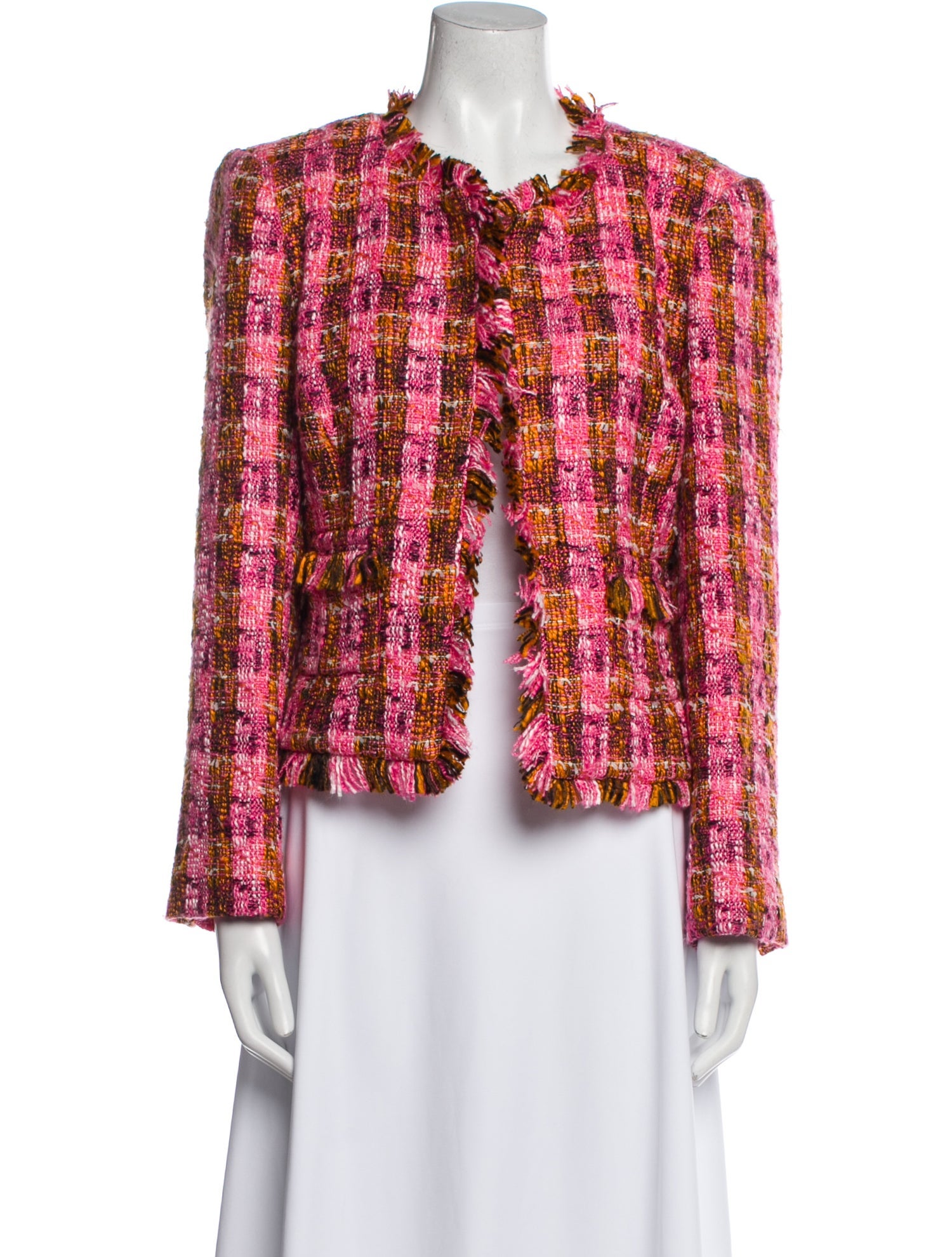 L'Agence Tweed Pattern Evening Jacket w/ Tags