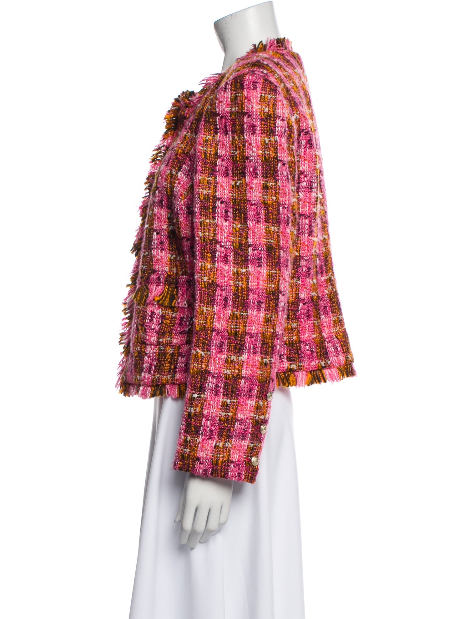 L'Agence Tweed Pattern Evening Jacket w/ Tags