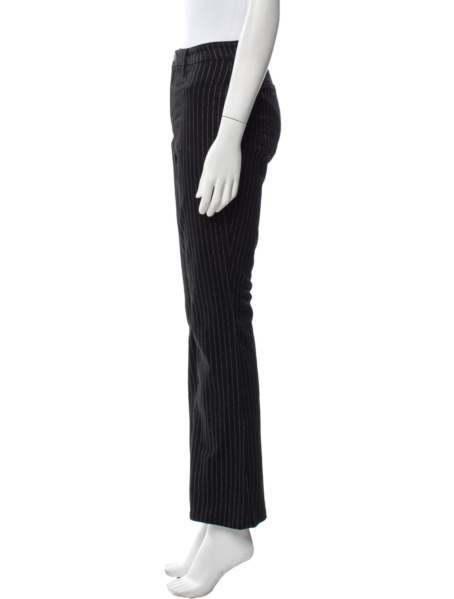 L'Agence Striped Straight Leg Pants