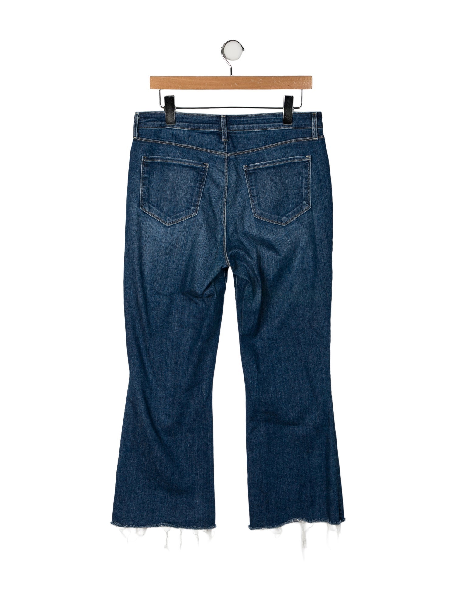 L'Agence Mid-Rise Wide Leg Jeans