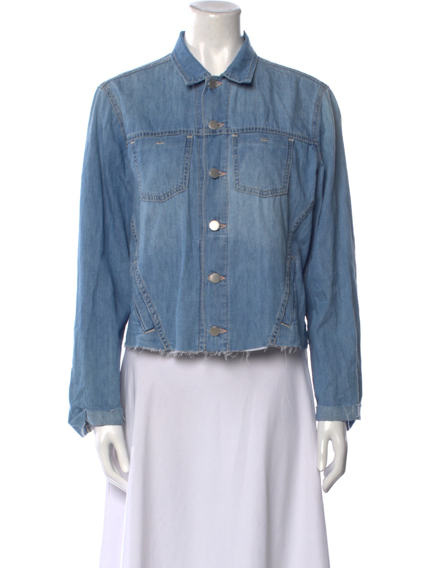 L'Agence Long Sleeve Button-Up Top