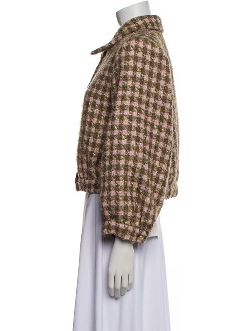 L'Agence Tweed Pattern Blazer