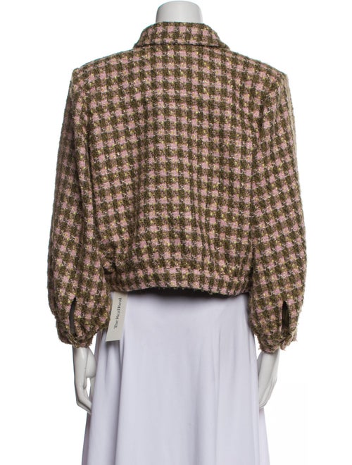 L'Agence Tweed Pattern Blazer