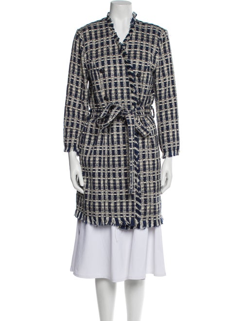 L'Agence Plaid Print Jacket