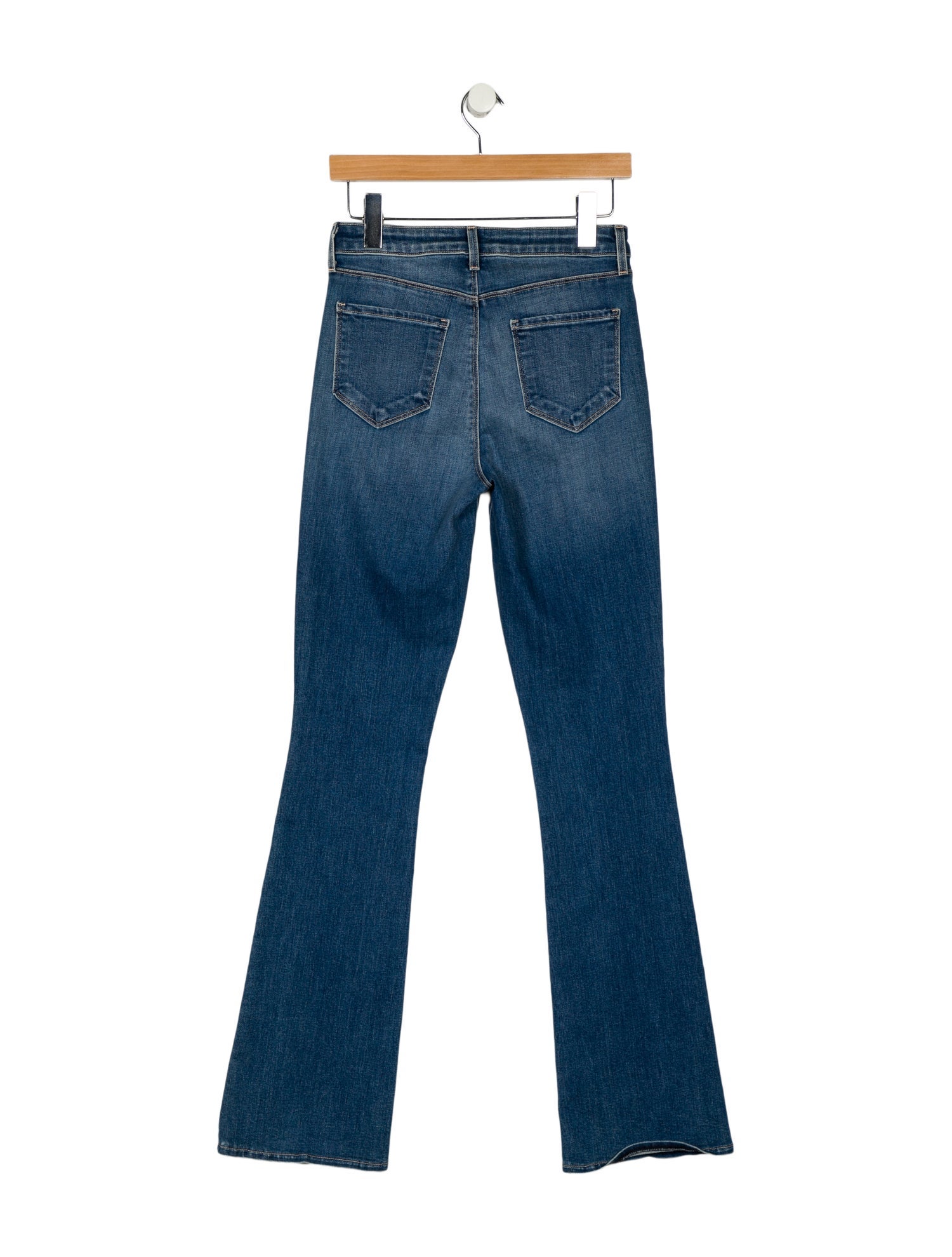 L'Agence Mid-Rise Straight Leg Jeans