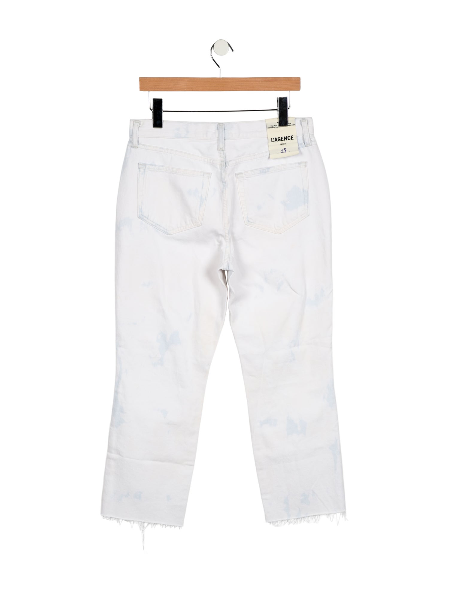 L'Agence High-Rise Straight Leg Jeans w/ Tags