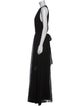 L'Agence Silk Long Dress